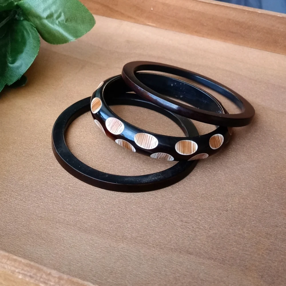 3PC Beautiful Bangle Bracelet Set - Picture 2 of 12